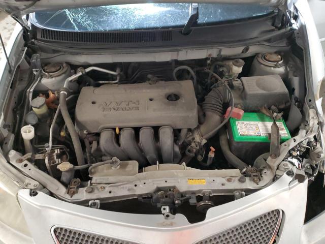 5Y2SM63855Z466284 - 2005 PONTIAC VIBE SILVER photo 12