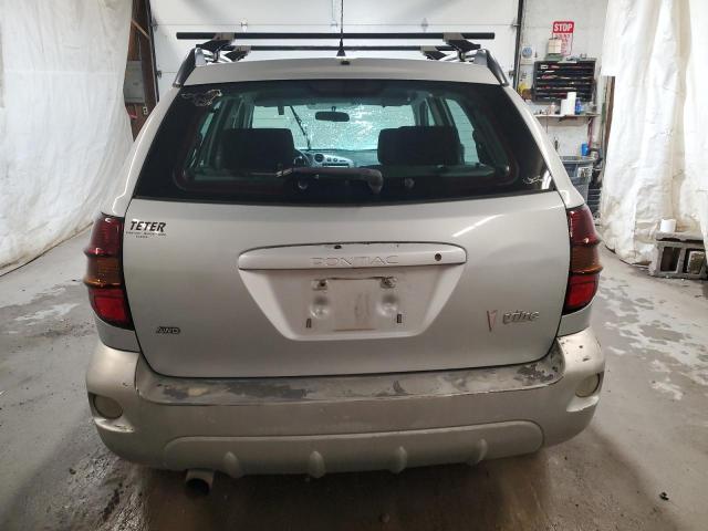 5Y2SM63855Z466284 - 2005 PONTIAC VIBE SILVER photo 6