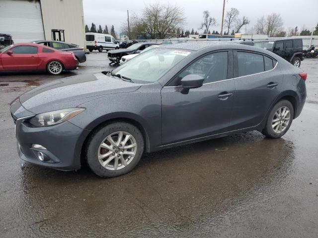 JM1BM1V70E1200676 - 2014 MAZDA 3 TOURING GRAY photo 1