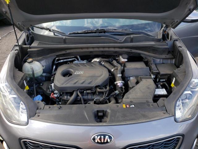 KNDPRCA63H7254779 - 2017 KIA SPORTAGE SX GRAY photo 12