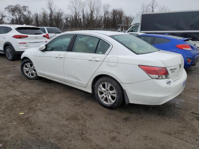 1HGCP26458A075203 - 2008 HONDA ACCORD LXP WHITE photo 2