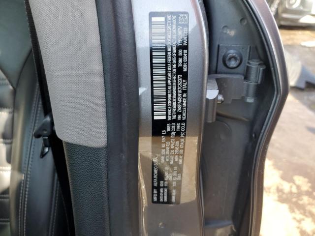 ZASPAKBN1K7C52373 - 2019 ALFA ROMEO STELVIO TI SILVER photo 13