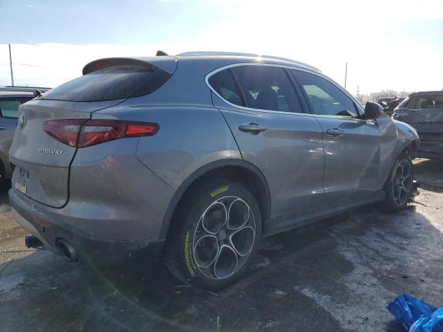 ZASPAKBN1K7C52373 - 2019 ALFA ROMEO STELVIO TI SILVER photo 3