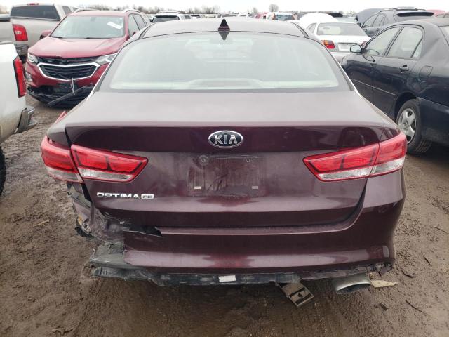 5XXGT4L36GG029966 - 2016 KIA OPTIMA LX BURGUNDY photo 6