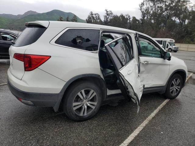 5FNYF5H51HB040874 - 2017 HONDA PILOT EXL WHITE photo 3