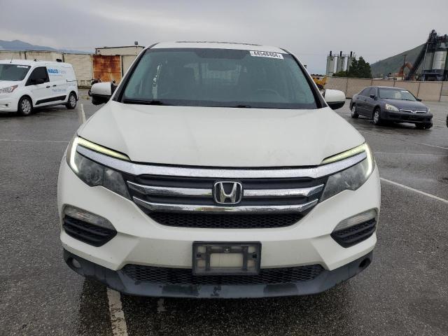 5FNYF5H51HB040874 - 2017 HONDA PILOT EXL WHITE photo 5