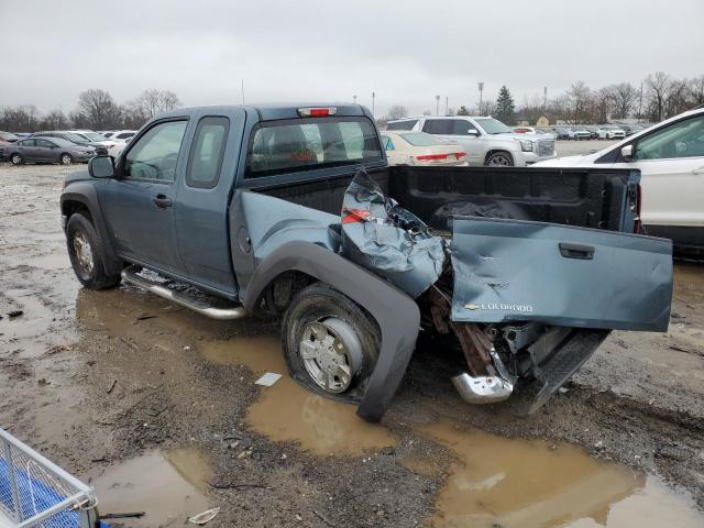 1GCDT196668213924 - 2006 CHEVROLET COLORADO BLUE photo 2