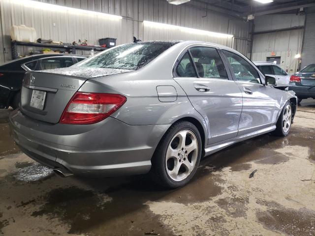 WDDGF8BB3BR133818 - 2011 MERCEDES-BENZ C 300 4MATIC SILVER photo 3