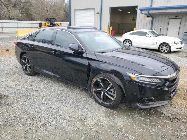 1HGCV2F31NA017789 - 2022 HONDA ACCORD SPORT BLACK photo 4