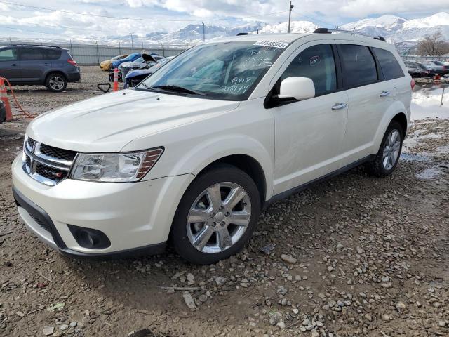 3C4PDDDGXET218474 - 2014 DODGE JOURNEY LIMITED WHITE photo 1