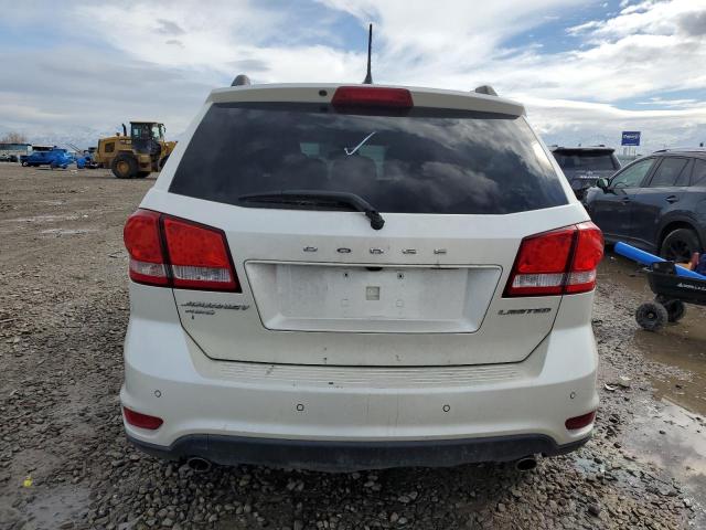 3C4PDDDGXET218474 - 2014 DODGE JOURNEY LIMITED WHITE photo 6