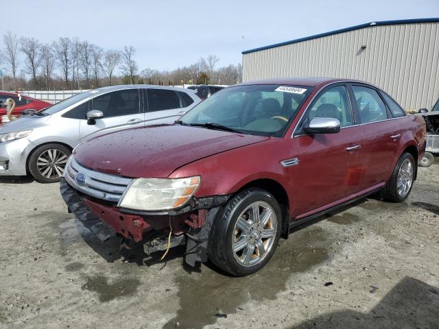 1FAHP28WX8G156249 - 2008 FORD TAURUS LIMITED BURGUNDY photo 1