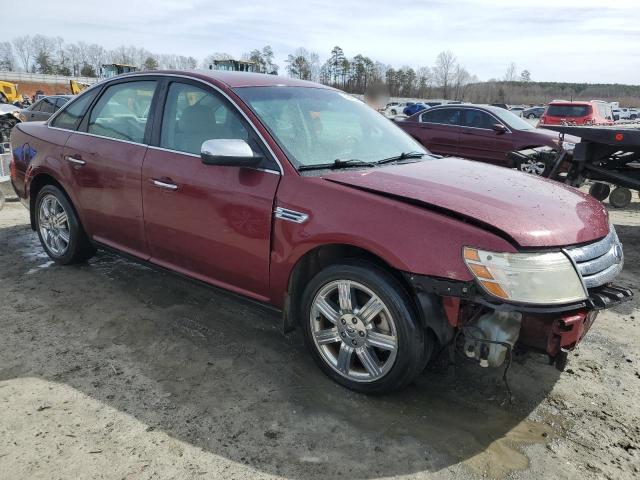 1FAHP28WX8G156249 - 2008 FORD TAURUS LIMITED BURGUNDY photo 4