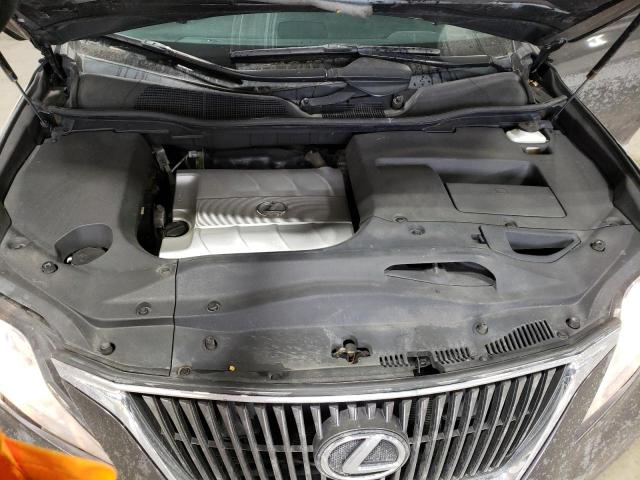 2T2BK1BA6AC032680 - 2010 LEXUS RX 350 CHARCOAL photo 11