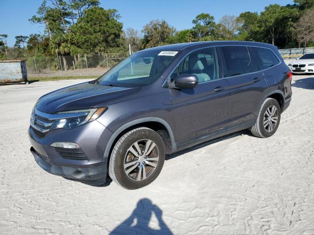 5FNYF5H56HB027313 - 2017 HONDA PILOT EXL GRAY photo 1