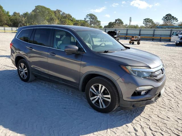 5FNYF5H56HB027313 - 2017 HONDA PILOT EXL GRAY photo 4