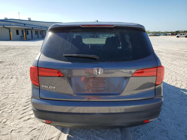 5FNYF5H56HB027313 - 2017 HONDA PILOT EXL GRAY photo 6