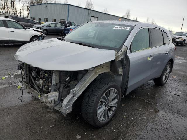 5FRYD4H51HB009297 - 2017 ACURA MDX TECHNOLOGY SILVER photo 1