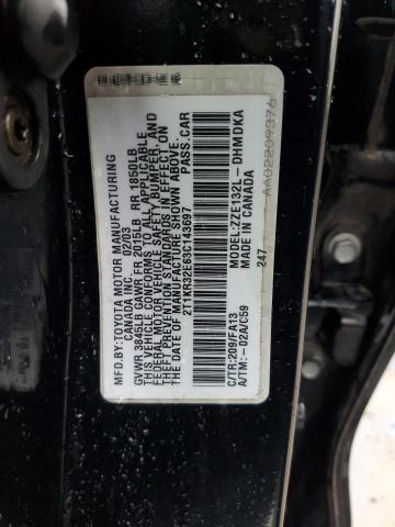 2T1KR32E63C143697 - 2003 TOYOTA COROLLA MA XR BLACK photo 12