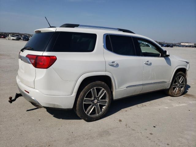 1GKKNPLS1HZ128047 - 2017 GMC ACADIA DENALI WHITE photo 3