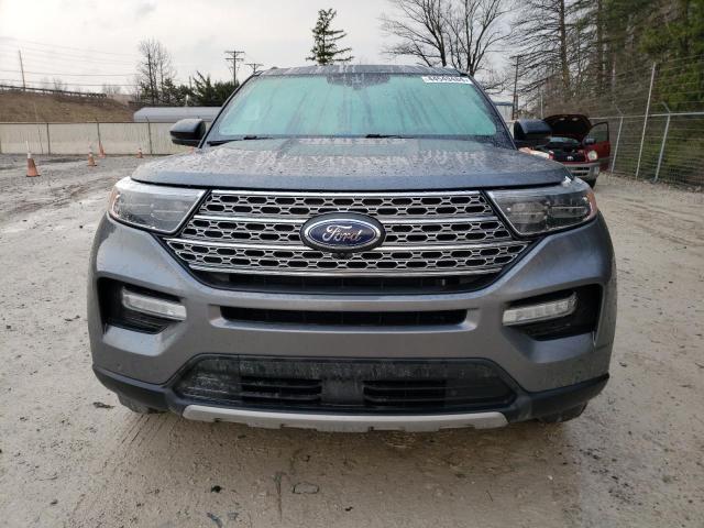 1FMSK8FH3MGA49569 - 2021 FORD EXPLORER LIMITED GRAY photo 5