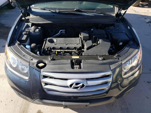 5XYZGDAB2CG103400 - 2012 HYUNDAI SANTA FE GLS BLUE photo 12