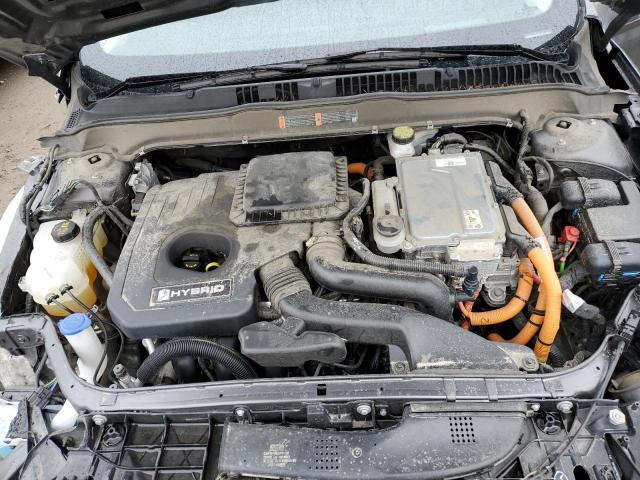 3FA6P0LU4LR172191 - 2020 FORD FUSION SE CHARCOAL photo 11