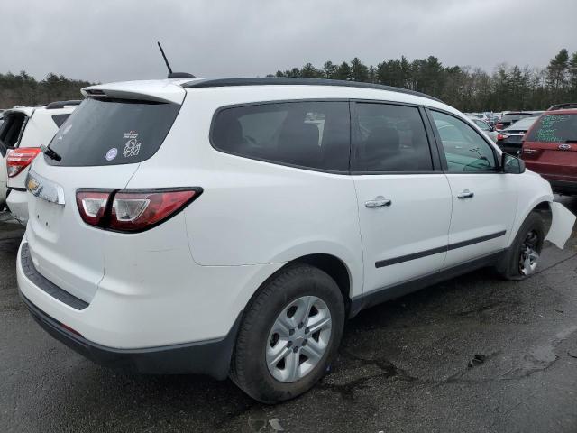 1GNKVFKD5HJ351612 - 2017 CHEVROLET TRAVERSE LS WHITE photo 3