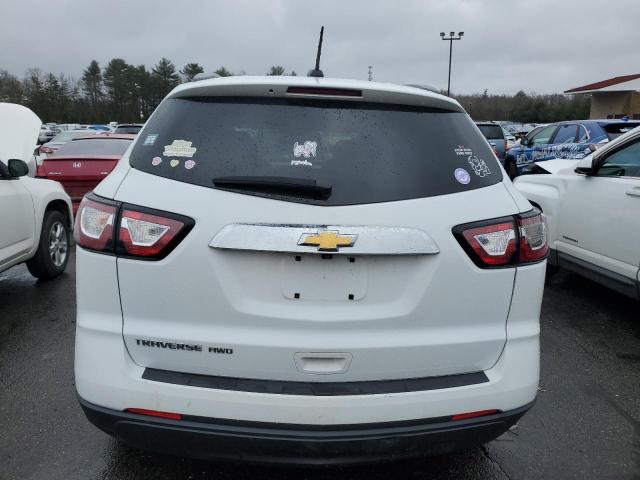 1GNKVFKD5HJ351612 - 2017 CHEVROLET TRAVERSE LS WHITE photo 6