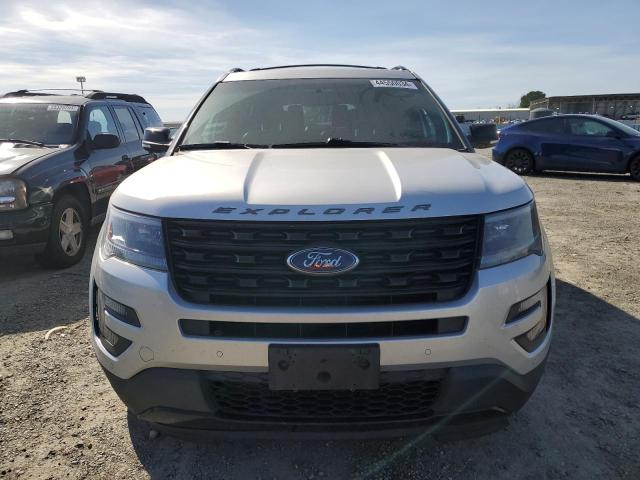 1FM5K8GT9GGA48351 - 2016 FORD EXPLORER SPORT SILVER photo 5