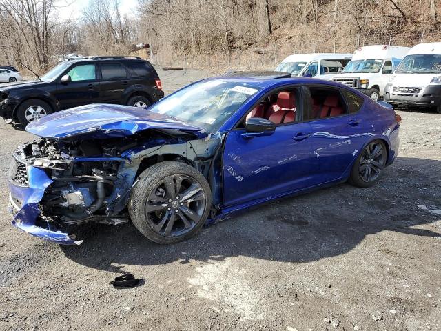 19UUB5F56NA002950 - 2022 ACURA TLX TECH A BLUE photo 1