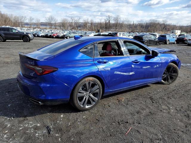 19UUB5F56NA002950 - 2022 ACURA TLX TECH A BLUE photo 3
