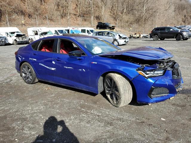 19UUB5F56NA002950 - 2022 ACURA TLX TECH A BLUE photo 4