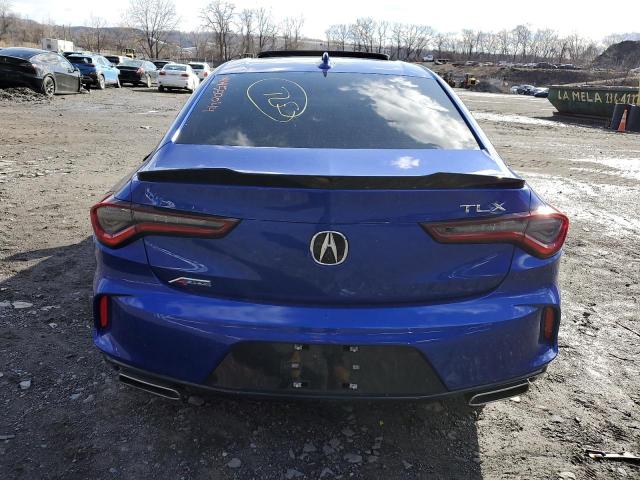 19UUB5F56NA002950 - 2022 ACURA TLX TECH A BLUE photo 6
