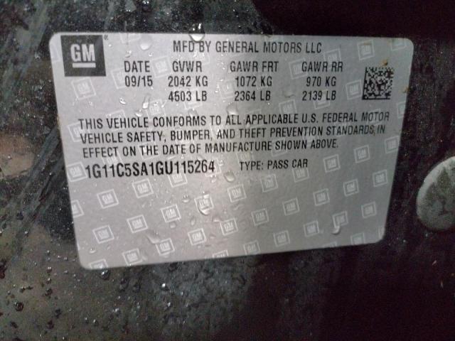 1G11C5SA1GU115264 - 2016 CHEVROLET MALIBU LIM LT 黑色 照片 13