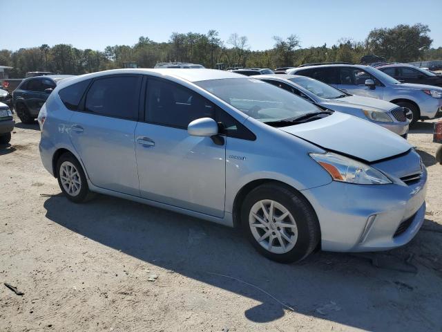 JTDZN3EU6EJ005291 - 2014 TOYOTA PRIUS V BLUE photo 4