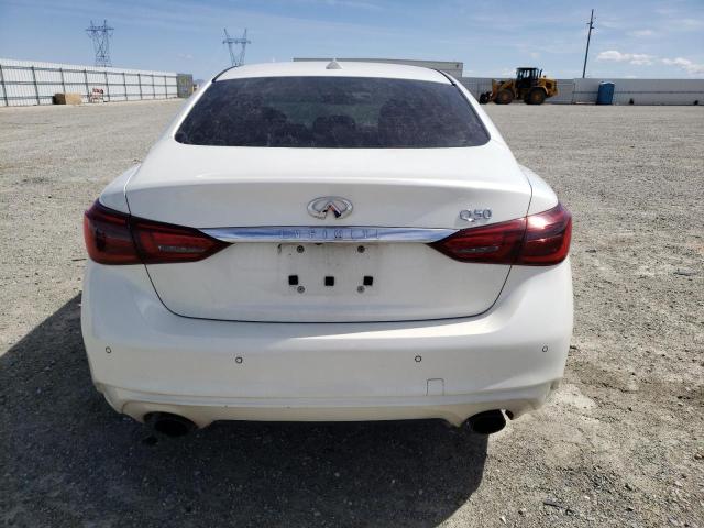 JN1EV7AP1JM355784 - 2018 INFINITI Q50 LUXE WHITE photo 6