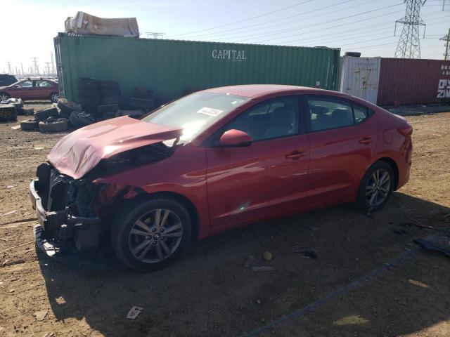 5NPD84LF4JH236611 - 2018 HYUNDAI ELANTRA SEL RED photo 1