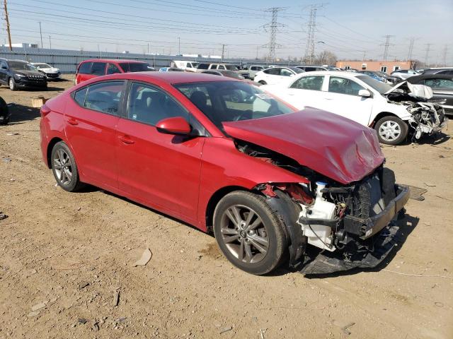 5NPD84LF4JH236611 - 2018 HYUNDAI ELANTRA SEL RED photo 4