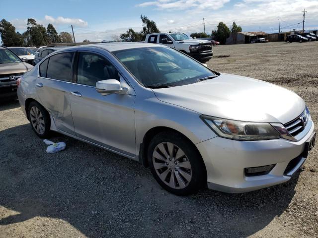 1HGCR3F85EA002086 - 2014 HONDA ACCORD EXL SILVER photo 4