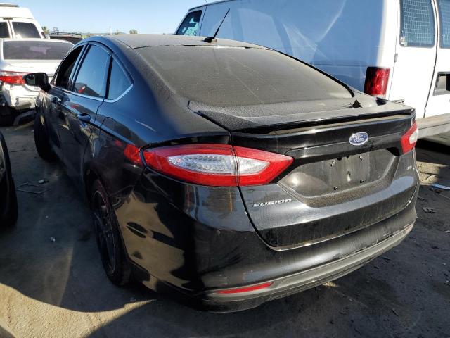 3FA6P0H79GR243958 - 2016 FORD FUSION SE BLACK photo 2