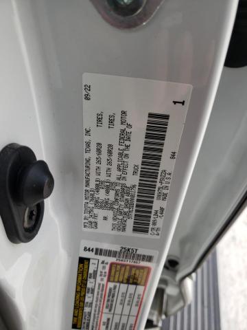 5TFMC5DBXNX011796 - 2022 TOYOTA TUNDRA CREWMAX PLATINUM Weiß Foto 12