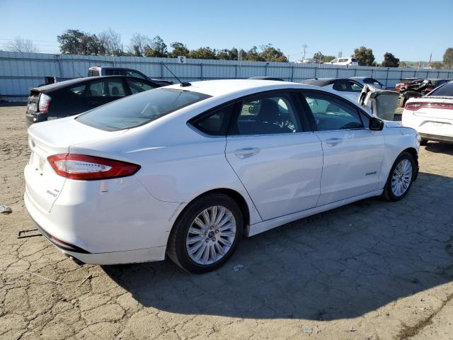 3FA6P0LU8FR206699 - 2015 FORD FUSION SE HYBRID WHITE photo 3