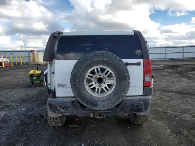 5GTDN136368252093 - 2006 HUMMER H3 WHITE photo 6