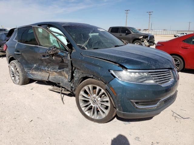 2LMPJ6LP6GBL68022 - 2016 LINCOLN MKX RESERVE Կապույտ լուսանկար 4