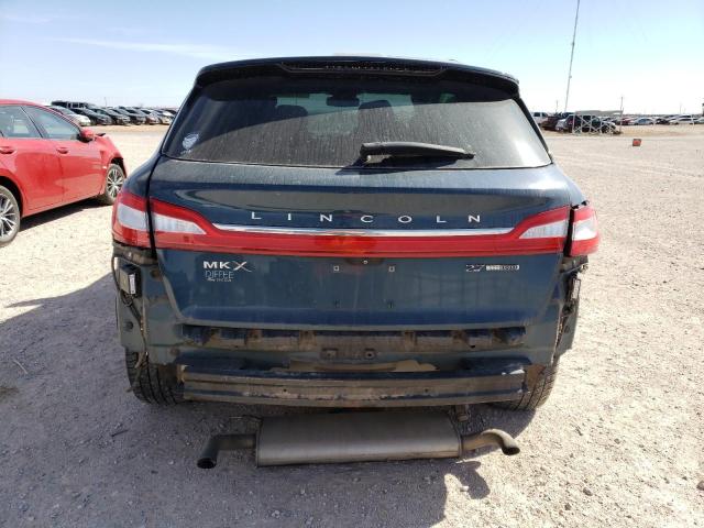 2LMPJ6LP6GBL68022 - 2016 LINCOLN MKX RESERVE Կապույտ լուսանկար 6