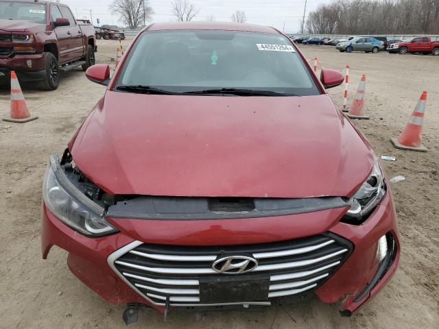 KMHD84LFXHU141692 - 2017 HYUNDAI ELANTRA SE RED photo 5