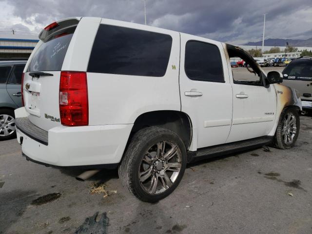 1GNFK13528R197527 - 2008 CHEVROLET TAHOE K1500 HYBRID WHITE photo 3