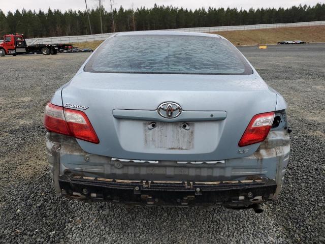 4T1BE46K27U717704 - 2007 TOYOTA CAMRY CE BLUE photo 6