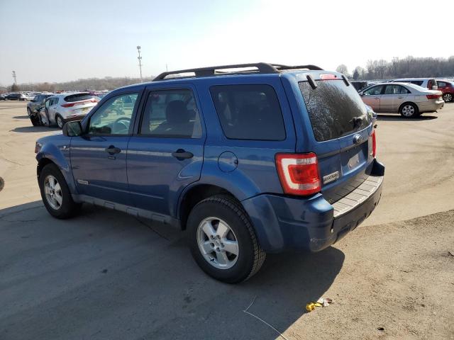 1FMCU93138KA89911 - 2008 FORD ESCAPE XLT BLUE photo 2